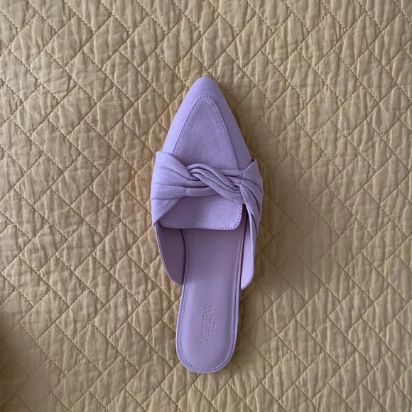 NIB J. Crew Loafer Mules with Twist in Blush (8.5) - Picture 3 of 6